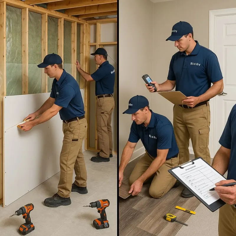 Repairs and Reconstruction process in South Fallsburg, NY