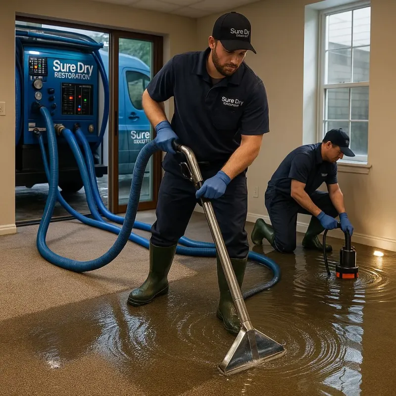 Water Extraction and Removal process in South Fallsburg, NY